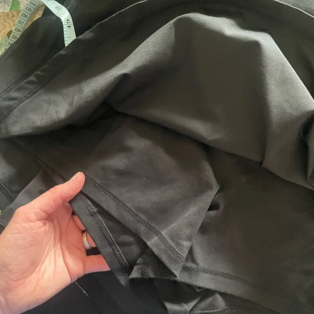J. Crew Black Mini Skirt (with shorts)